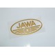 STICKER - JAWA - SMALL - (GOLD JAWA ON TRANSPARENT BACKGROUND)